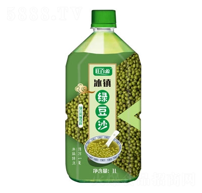 旺百源綠豆沙1L