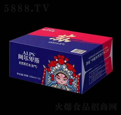 阿爾卑斯天然蘇打水330mlX15