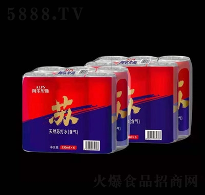 阿爾卑斯天然蘇打水330mlX6