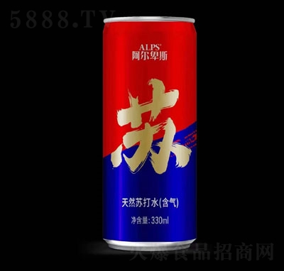 阿爾卑斯天然蘇打水330ml