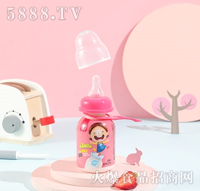 旺仔小甜甜復(fù)合蛋白飲料草莓味