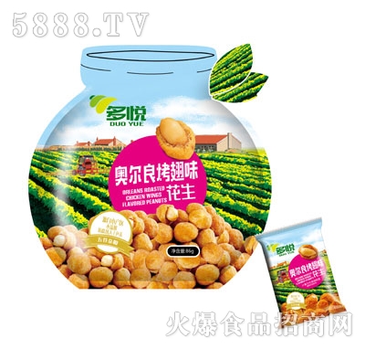 多悅奧爾良烤翅味花生86g