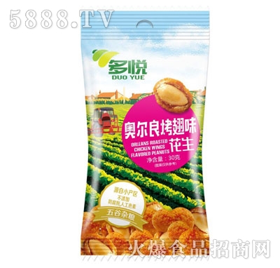 多悅奧爾良烤翅味花生30g