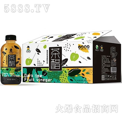 玉川果先生茶醋黑茶480mlx15