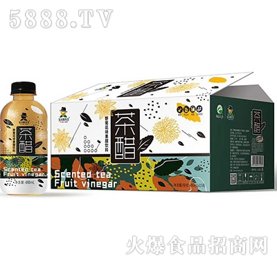 玉川果先生茶醋野菊花480mlx15