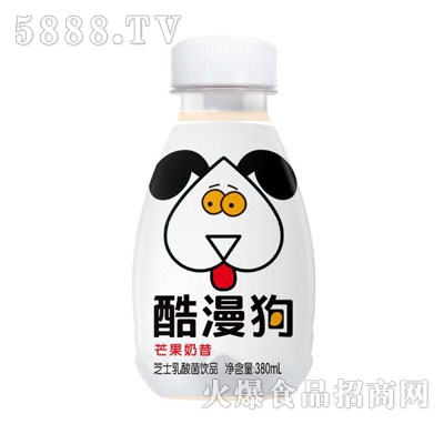 酷漫狗芒果奶昔380ml