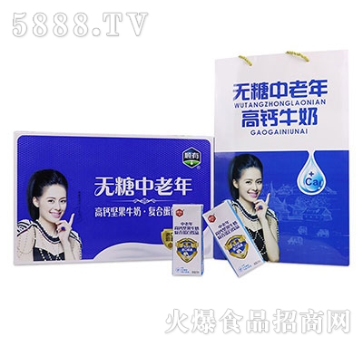 順有無(wú)糖中老年高鈣牛奶