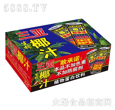 望花譚椰子汁高罐外箱