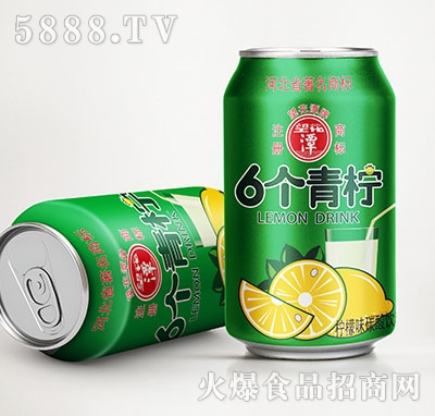 望花譚6個(gè)青檸碳酸飲料330ml