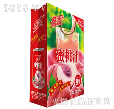 九明升蜜桃汁手提袋