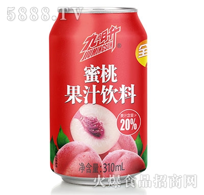 九明升蜜桃汁310ml