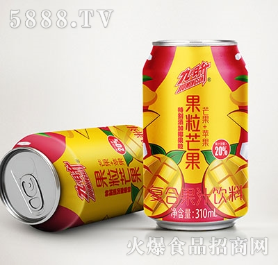 九明升果粒芒果汁310ml