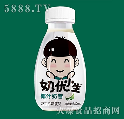 玉川果先生奶優(yōu)小生椰汁奶昔380ml