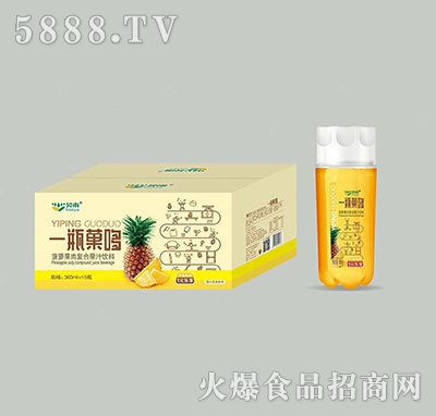 昊雨菠蘿果肉復(fù)合果汁飲料360ml×15瓶