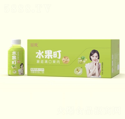 國傲水果町葡萄肉果汁飲料350mlX15