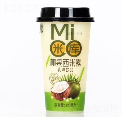 米庫椰果西米露乳味飲料420ml