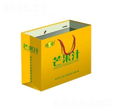 鳴諾鑫泰源芒果汁飲料手提袋