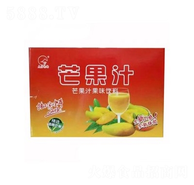 鳴諾芒果汁果味飲料箱裝果汁