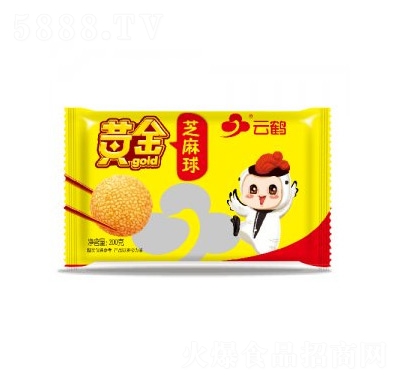 云鶴黃金芝麻球200g