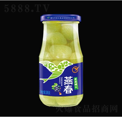 燕春葡萄罐頭245g