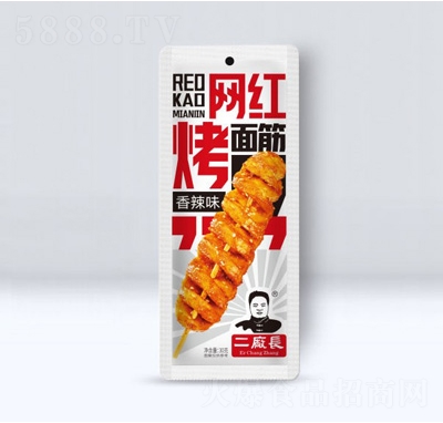 二廠長(zhǎng)網(wǎng)紅烤面筋香辣味30克