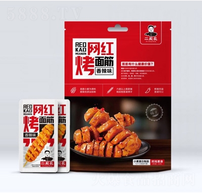 二廠長(zhǎng)網(wǎng)紅烤面筋香辣味248克