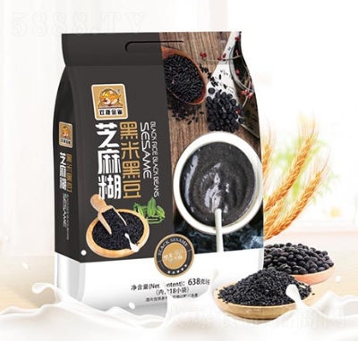 雙捷金雀黑米黑豆芝麻糊638g