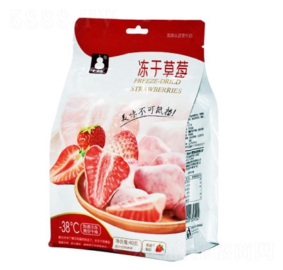 七娃凍干草莓果干40克
