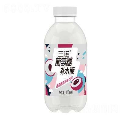 三諾葡萄糖補水液荔枝味450ml
