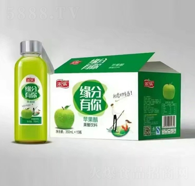 宋樂(lè)蘋果醋果醋飲料350mlX15瓶