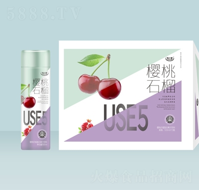 粒汁健櫻桃石榴復合果汁飲料