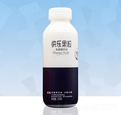 快樂(lè)果粒乳酸菌飲品355g