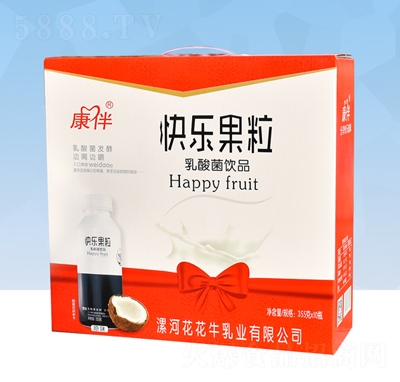 康伴快樂(lè)果粒乳酸菌飲品（箱）