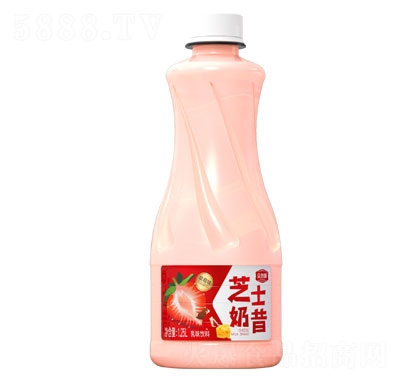京智源芝士奶昔草莓味1.25L