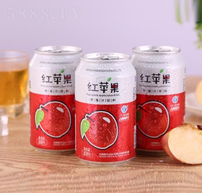 紅蘋果蘋果汁飲料330毫升