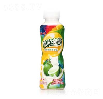 揺一夏果粒牛奶果汁飲品400ml