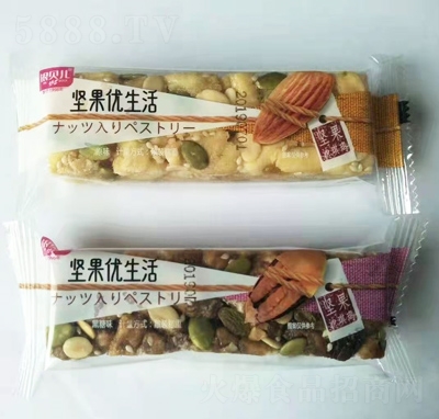 銀貝兒清真堅果優(yōu)生活堅果沙琪瑪