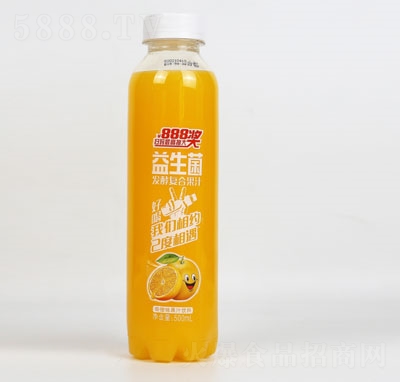 威明益生菌發(fā)酵香橙味果汁飲料500ml