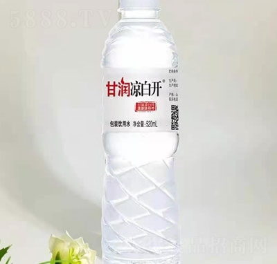 甘潤涼白開包裝飲用水520ml