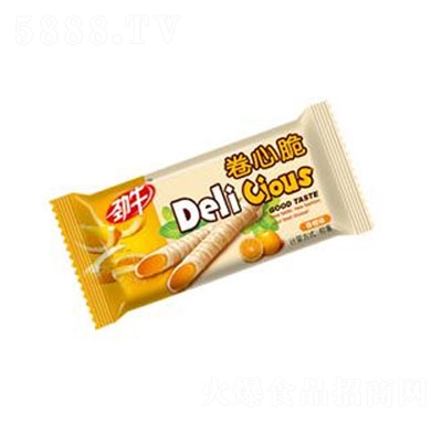 勁牛香橙味卷心脆