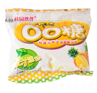 校園伙伴菠蘿味開心QQ糖