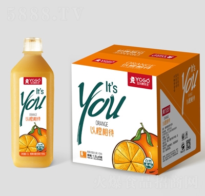 it’syou拎桶果肉果汁以橙相待橙汁1.5L×6