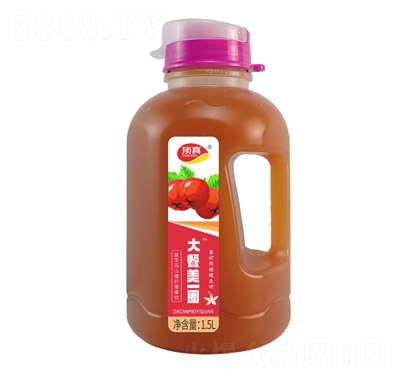 頂真大餐美一圈益生元山楂纖維果飲1.5L