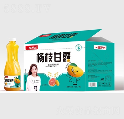 一品云臺(tái)楊枝甘露復(fù)合果汁飲料1.22升lX8瓶招商代理