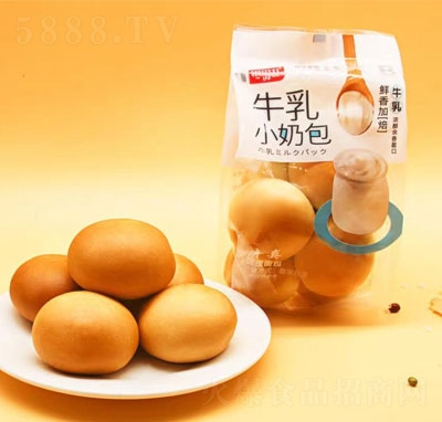 銀貝兒牛乳小奶包面包休閑零食