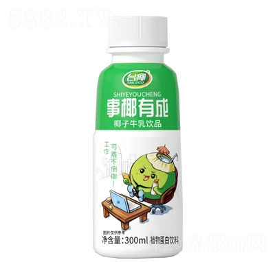 臺(tái)椰椰子牛乳飲品植物蛋白飲料300ml招商代理