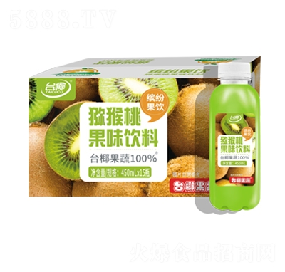 臺(tái)椰果蔬獼猴桃果味飲料450mlX15瓶