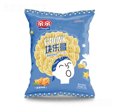 親親塊樂(lè)多雞味塊膨化食品兒童零食