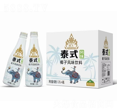 鮮王泰式椰子風(fēng)味飲料1.25LX6瓶