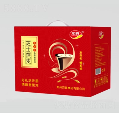 頂真芝士燕麥乳酸菌飲品春節(jié)年貨禮盒380毫升×6瓶×2提